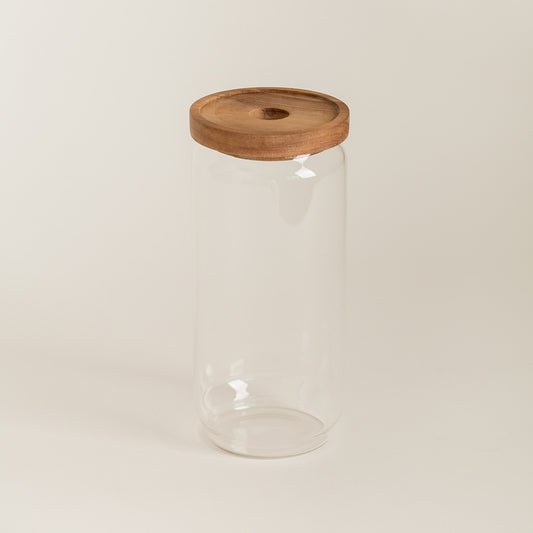 Kozarec za shranjevanje 1300 ml | Akacijev pokrov