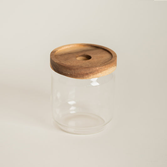 Kozarec za shranjevanje 400 ml | Akacijev pokrov