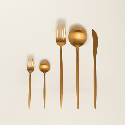 Cutlery Set Beshtech | Gold