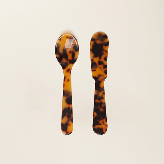 Plastic Spoon Set | Amber